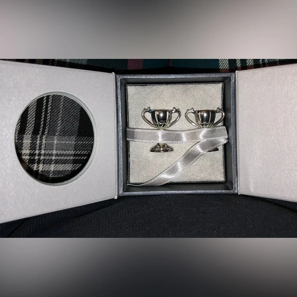 Sterling Silver 925 Trophy Loving Cups Cuff-Links by Ravi Ratan Grad Gift? NEW